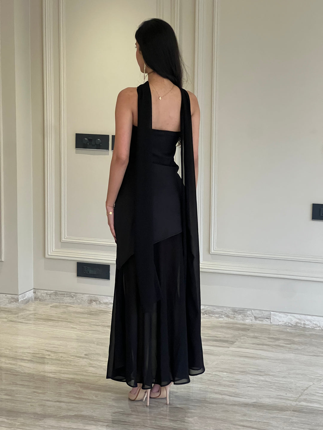 BRITNEY DRESS (with long scarf)