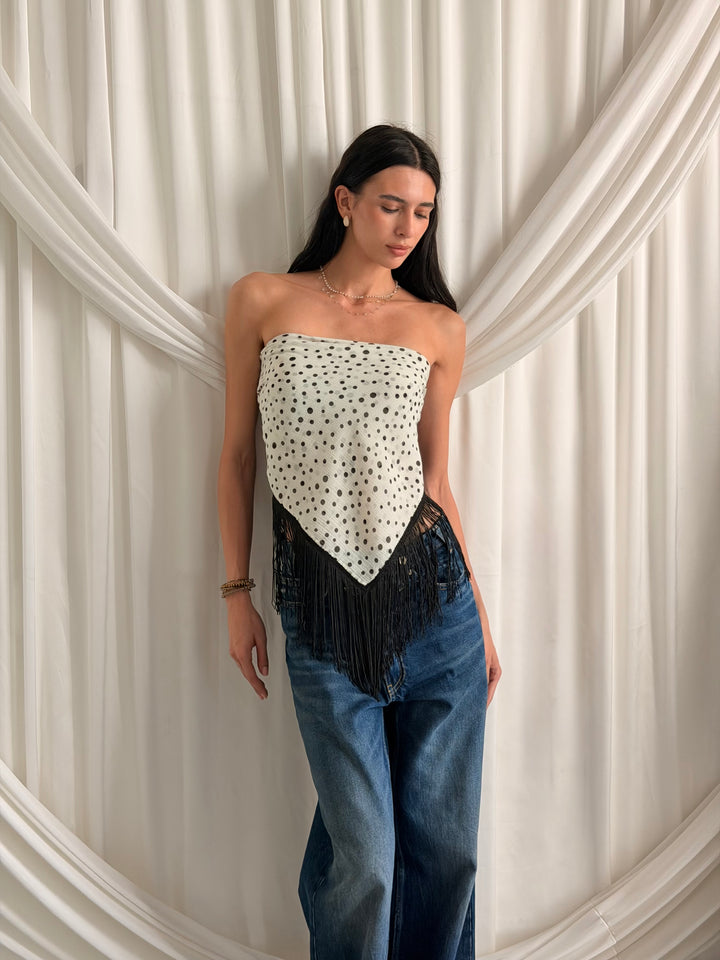 Polka scarf
