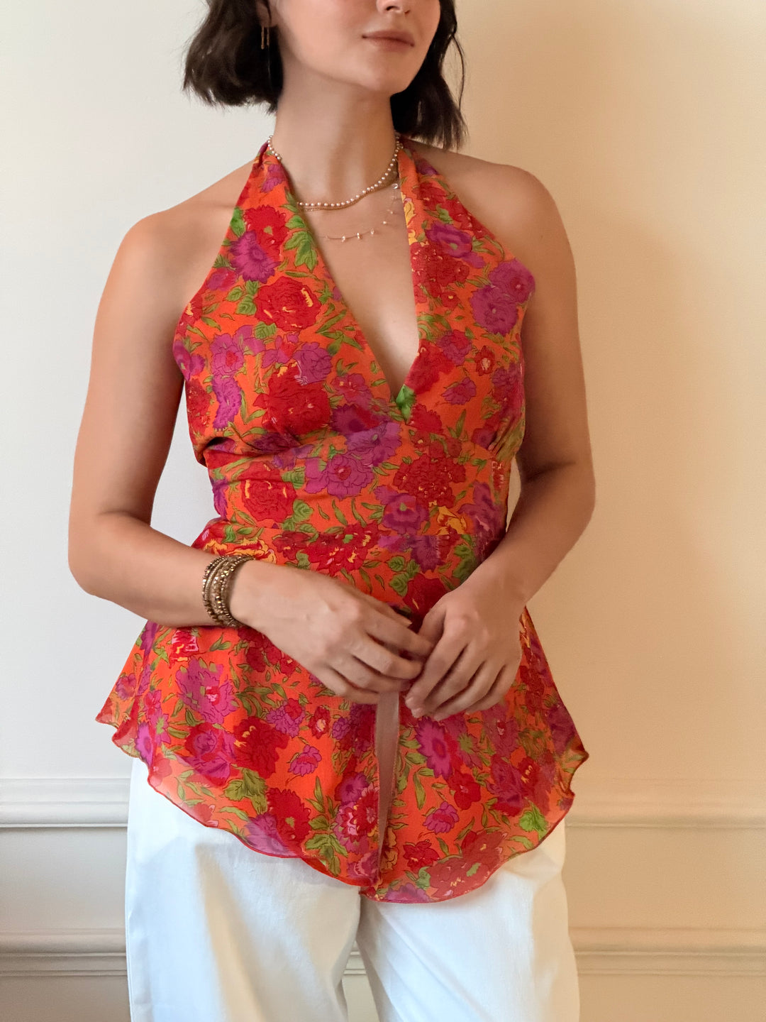 Amber top