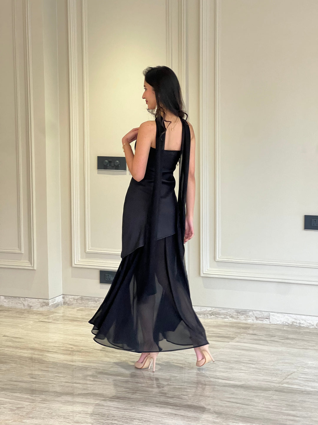 BRITNEY DRESS (with long scarf)